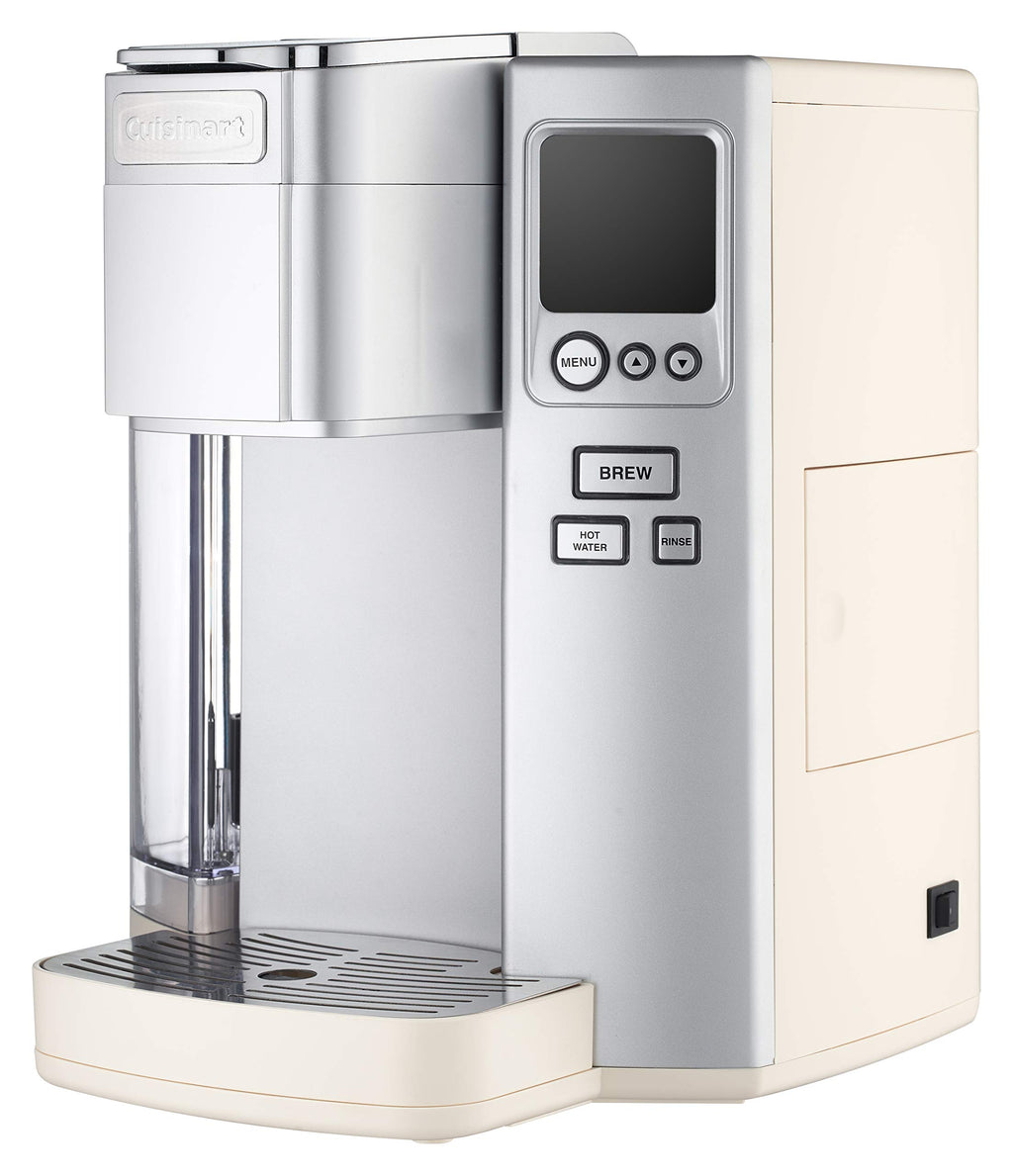 Cuisinart Coffee Maker, Single Serve 72-Ounce Reservoir Pod Coffee Machine, Programmable Brewing & Hot Water Dispenser, 5 Cup-Size Settings, Stainless Steel, SS-10P1, Silver