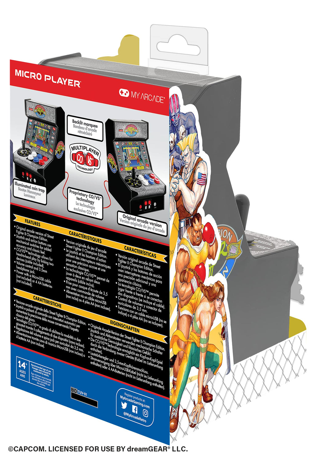 My Arcade Street Fighter 2 Champion Edition Video Game: Mini Arcade Machine, Arcade Version
