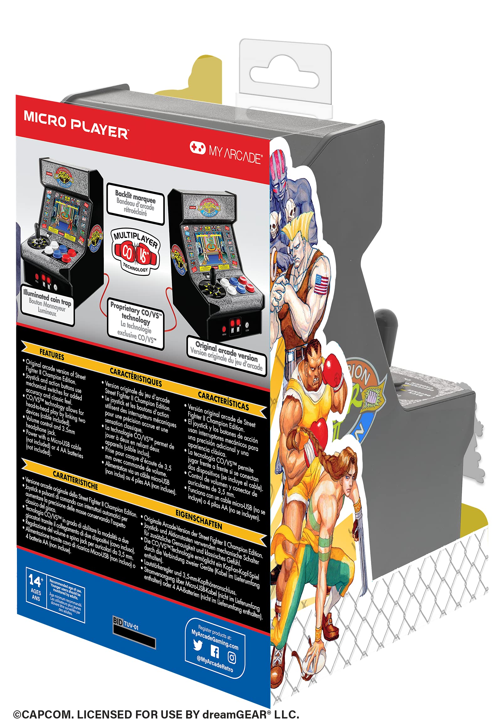 My Arcade Street Fighter 2 Champion Edition Video Game: Mini Arcade Machine, Arcade Version