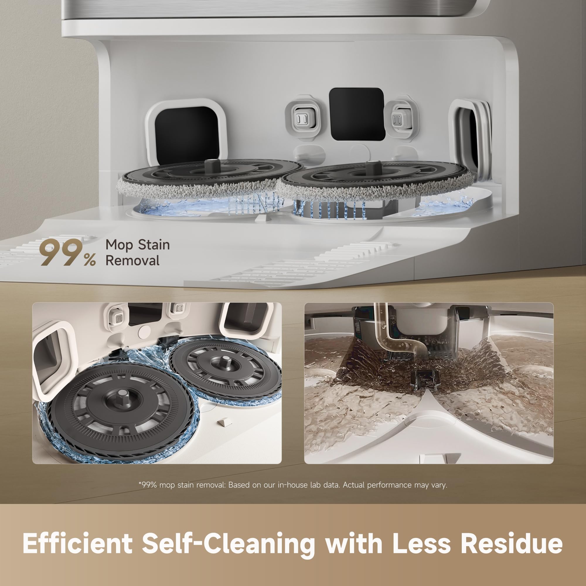 DREAME D30 Ultra CE Robot Vacuum and Mop with Auto Dust Emptying, 25,000Pa Suction, 0.41in Mop Lifting, Multifunctional Base Station, Mop Self-Washing, Smart Obstacle Avoidance, Black