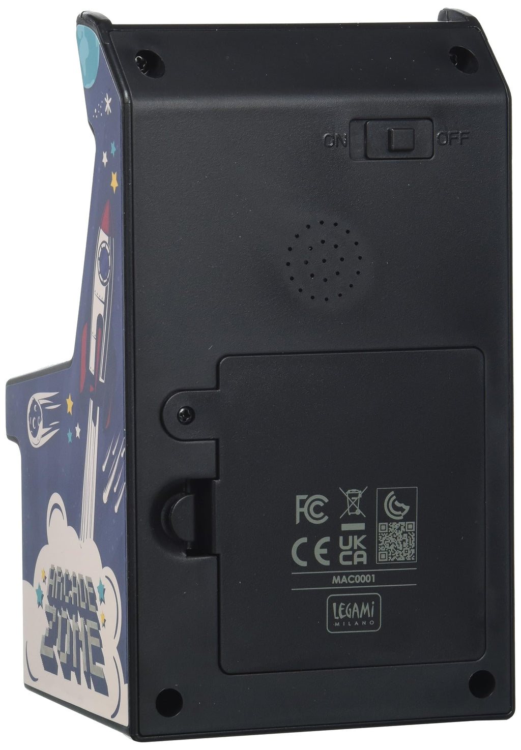 Legami - Mini Arcade Video Game, 152 Games, with Lights and Sounds, Adjustable Volume, in English, 5.7x9.5 cm