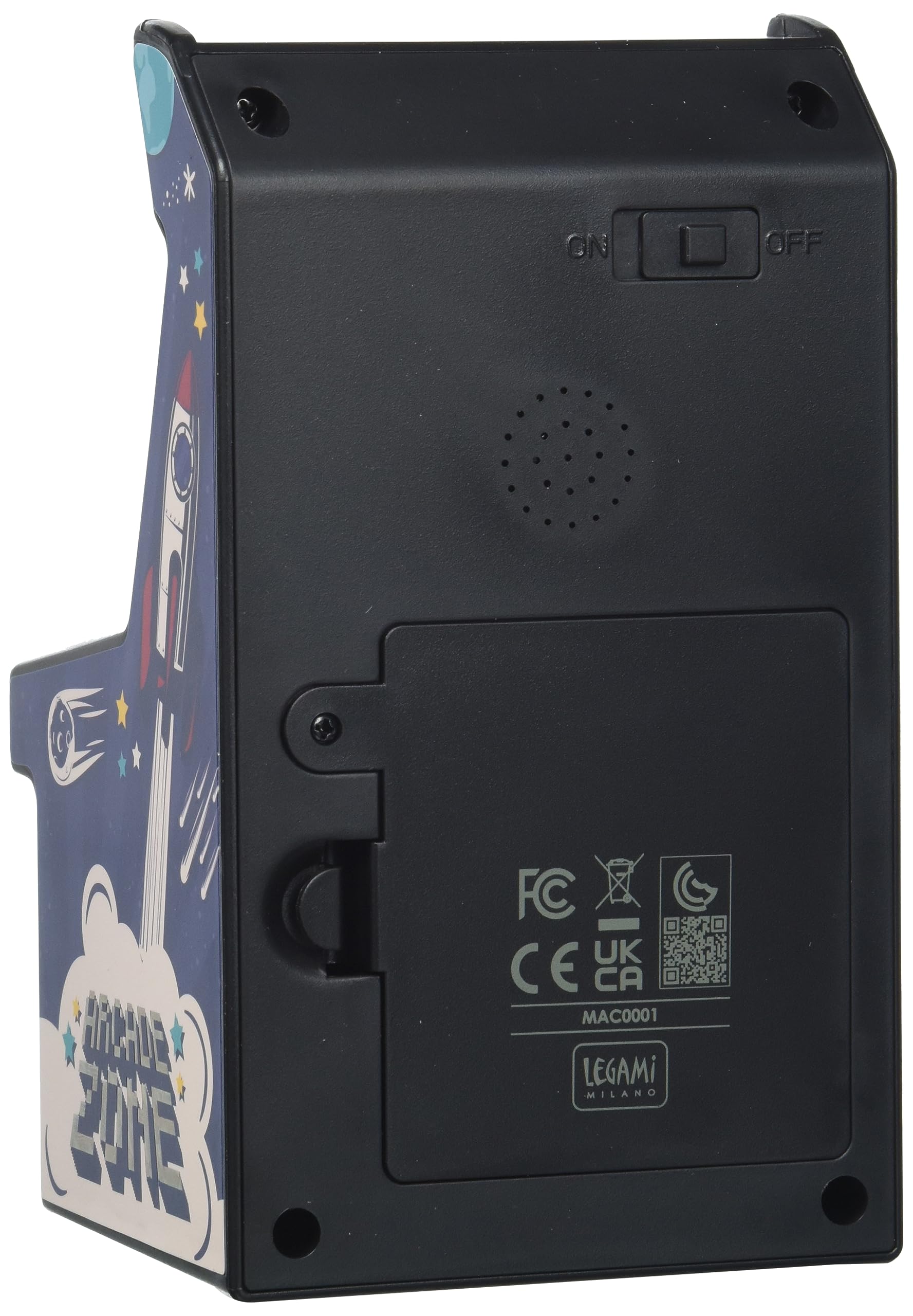 Legami - Mini Arcade Video Game, 152 Games, with Lights and Sounds, Adjustable Volume, in English, 5.7x9.5 cm
