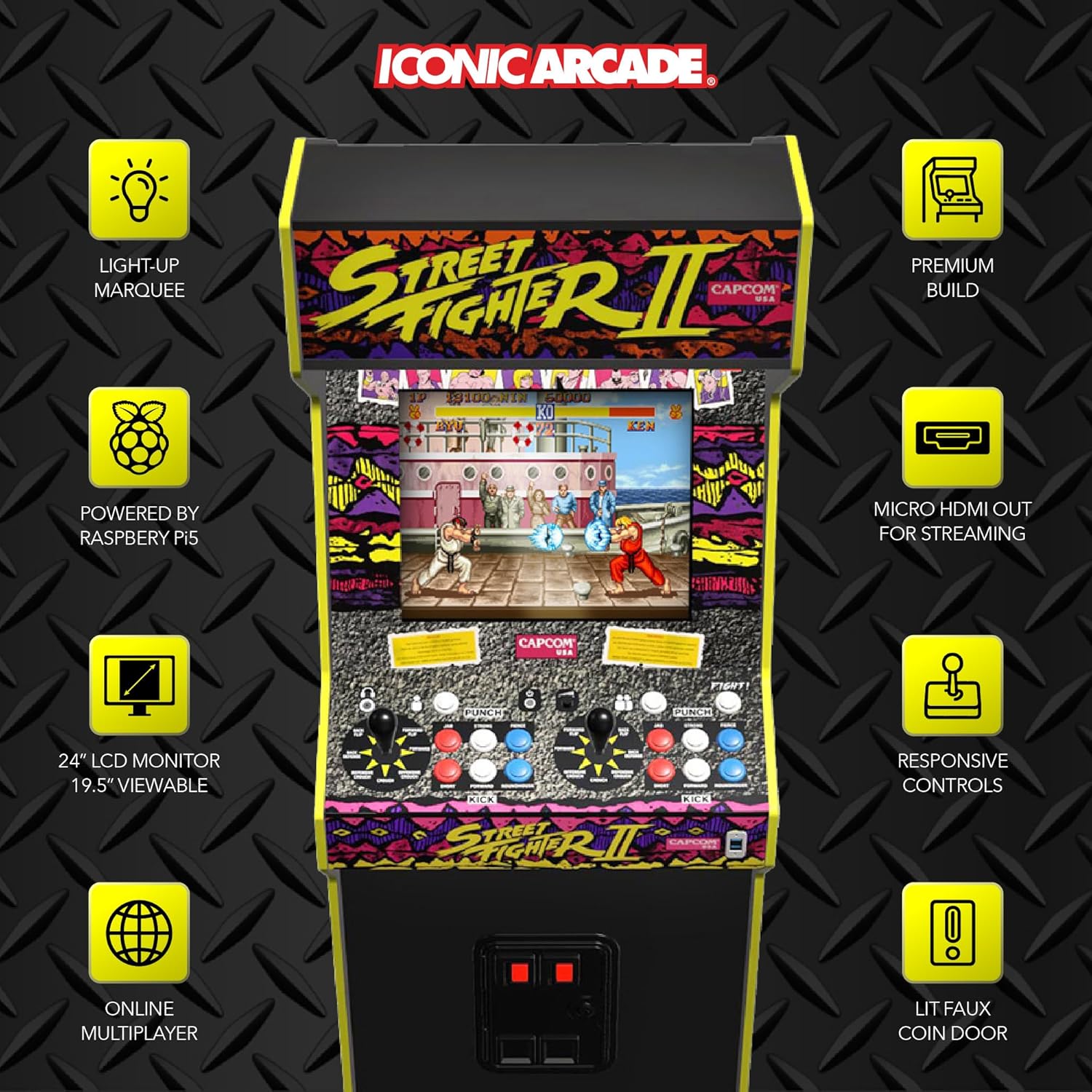 Street Fighter II: The World Warrior XT Arcade Machine