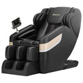 Real Relax Massage Chair, Full Body Zero Gravity Massage Recliner, with Auto Modes, LCD, Bluetooth, Foot Massage, Black