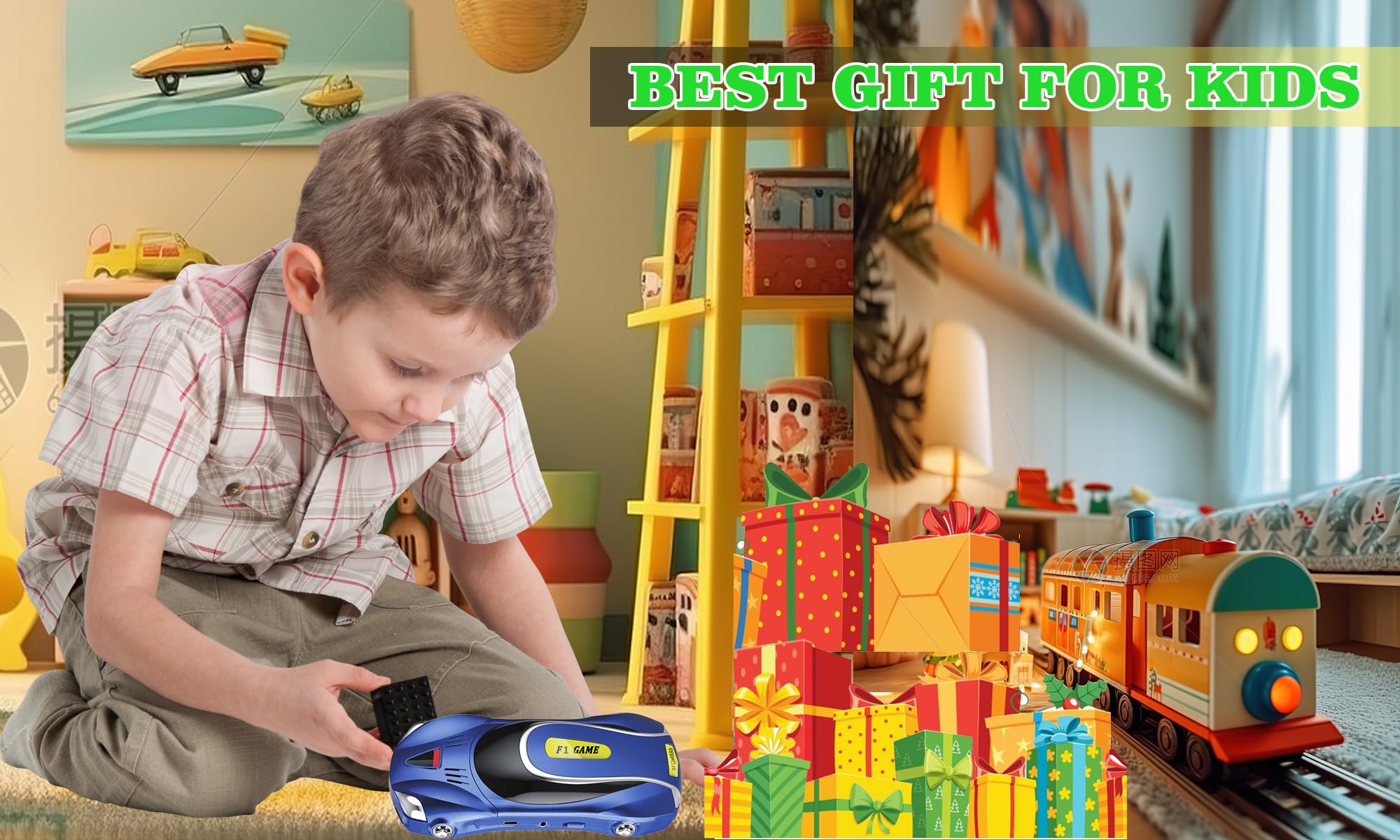 Handheld Game Console for Kids Preloaded 240 Retro Video Games, Portable Gaming Player with Rechargeable Battery 3.0" LCD Screen, Mini Arcade Electronic Toy Gifts for Boys Girls