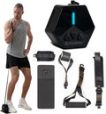 Smart Home Gym - Portable Home Gym Equipment with Digital Resistance 7-66 lbs | Single Motor Electronic Cable Machine for Strength Training | Compact Motorized Adjustable Weight Fitness System