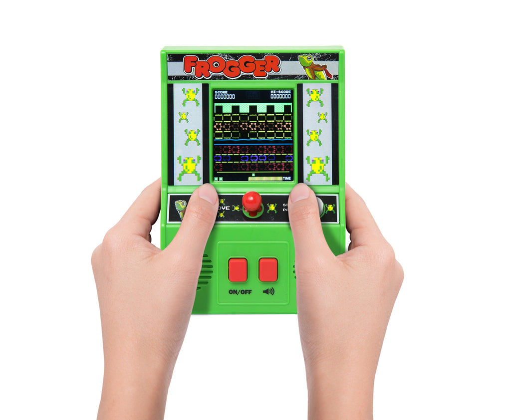 Basic Fun Arcade Classics - Frogger Retro Handheld Arcade Game