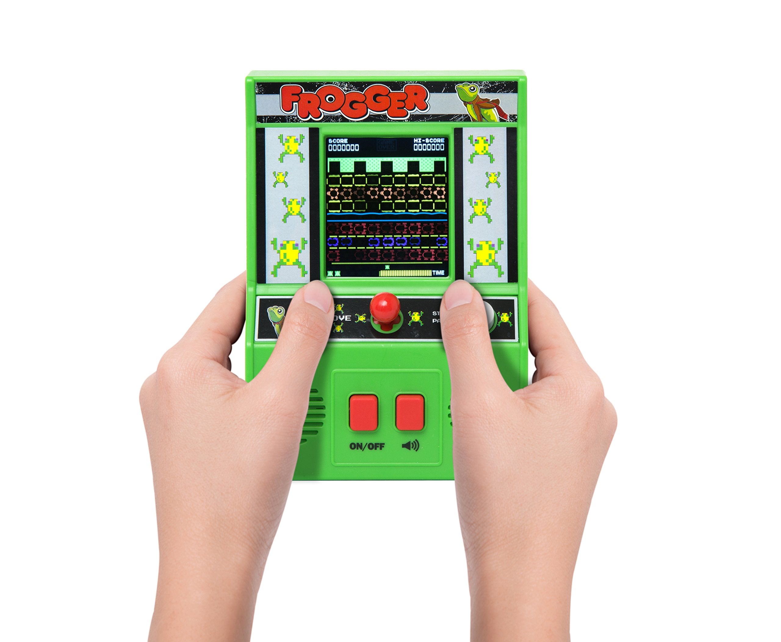 Basic Fun Arcade Classics - Frogger Retro Handheld Arcade Game