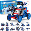 Sillbird 12-in-1 Solar Robot Building Kit STEM Gift for Boys Aged 8-13, DIY Science Educational Robotic Toys for Kids Teens Birthday, Powered by the Sun with 190 Pieces