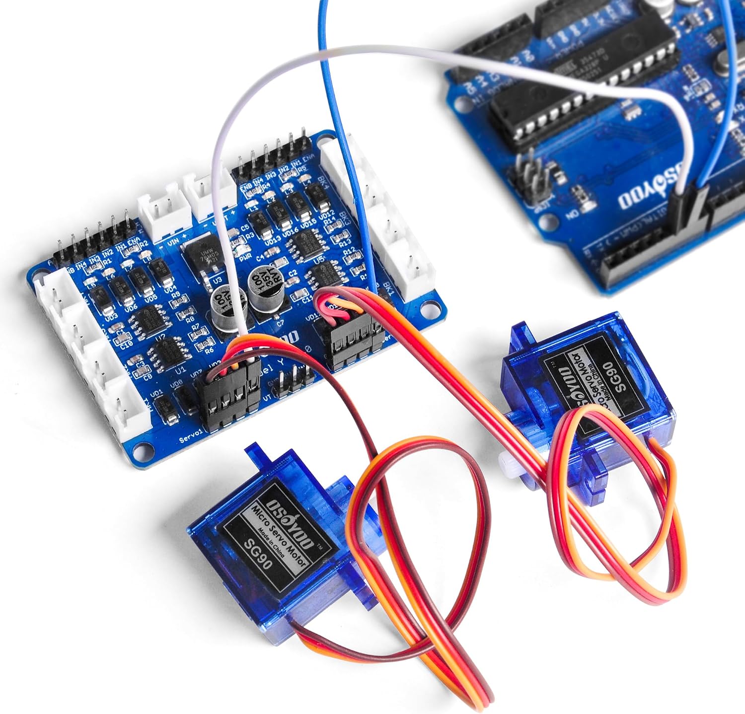 Model Y 4-Channel Dual H-Bridge Stepper Motor Driver Board for Arduino Raspberry Pi UNO Mega2560 Mecanum Wheel Smart Car Power