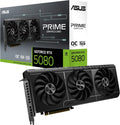 ASUS Prime GeForce RTX 5080 EVO 16GB GDDR7 OC Edition Gaming Graphics Card | Nvidia GeForce RTX5080, SFF-Ready, Dual BIOS Switch, PCIe 5.0, 1x HDMI 2.1b, 3x DisplayPort 2.1a