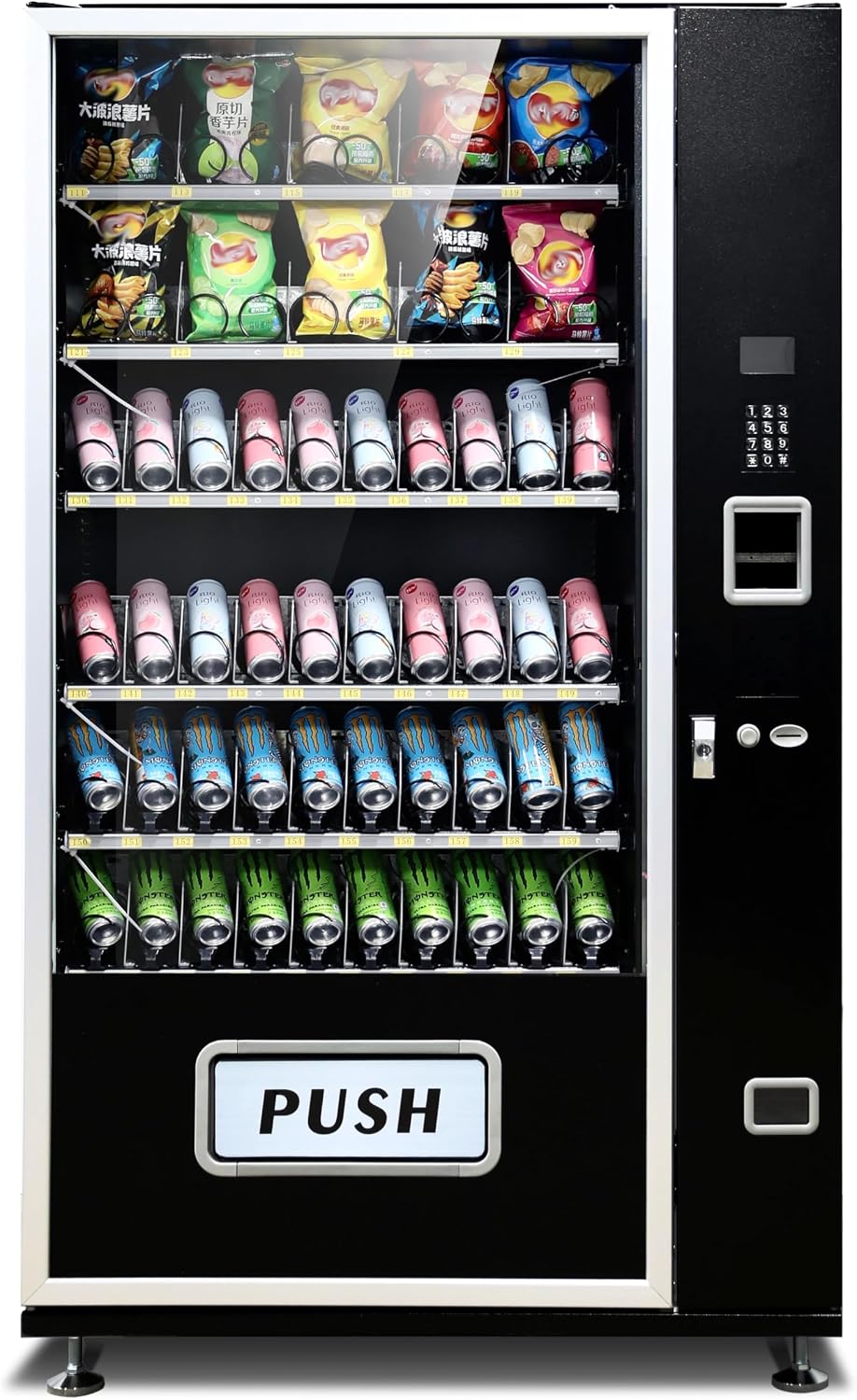 G660 Extra Large Beverage Snack Combo Refrigerated Vending Machine with Stratified Temp Control