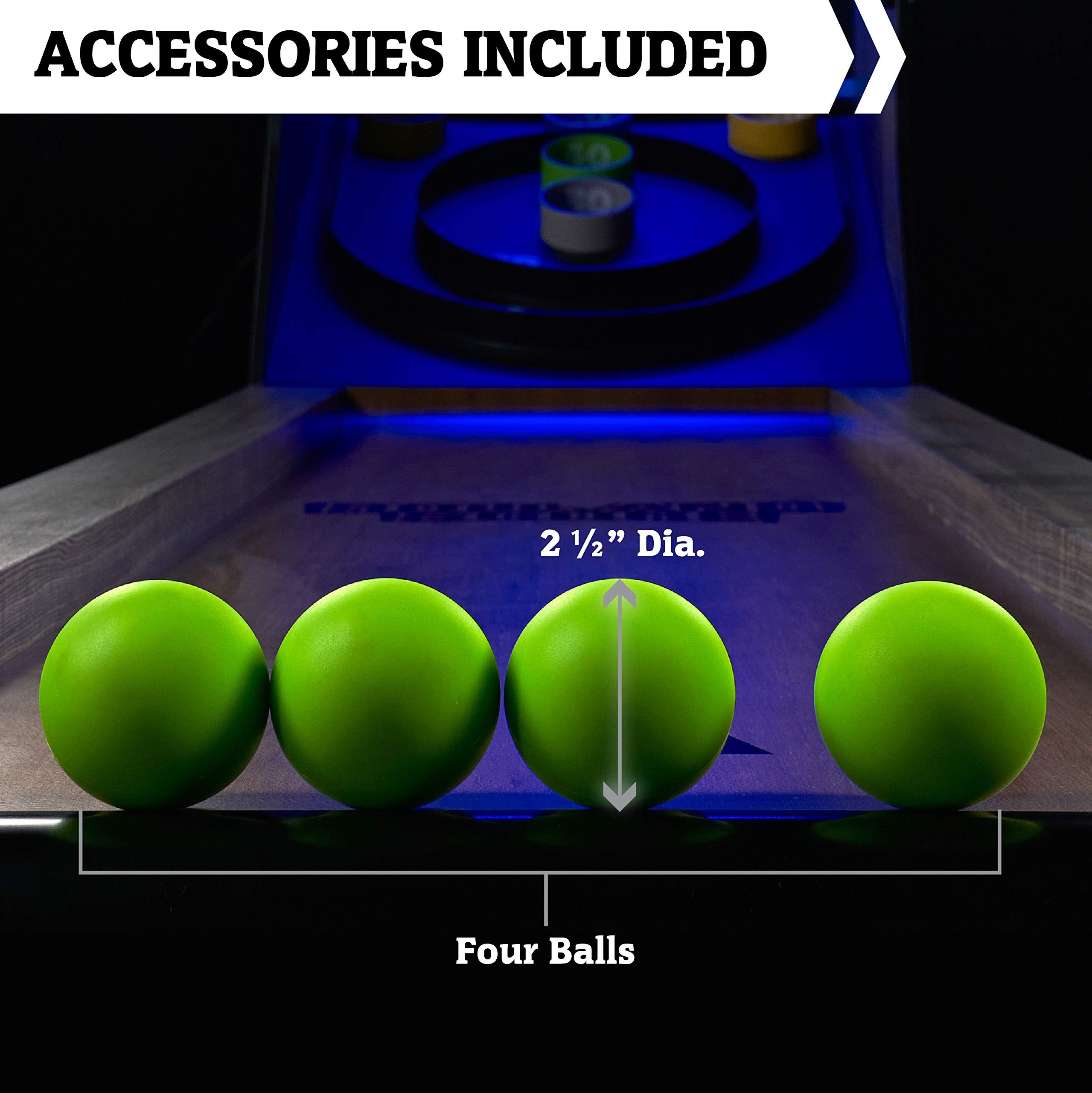 Hall of Games Roll & Score Multiple Styles Arcade Game Collection, Durable & Stylish Designs with Game Balls, Perfect for Family Game Rooms
