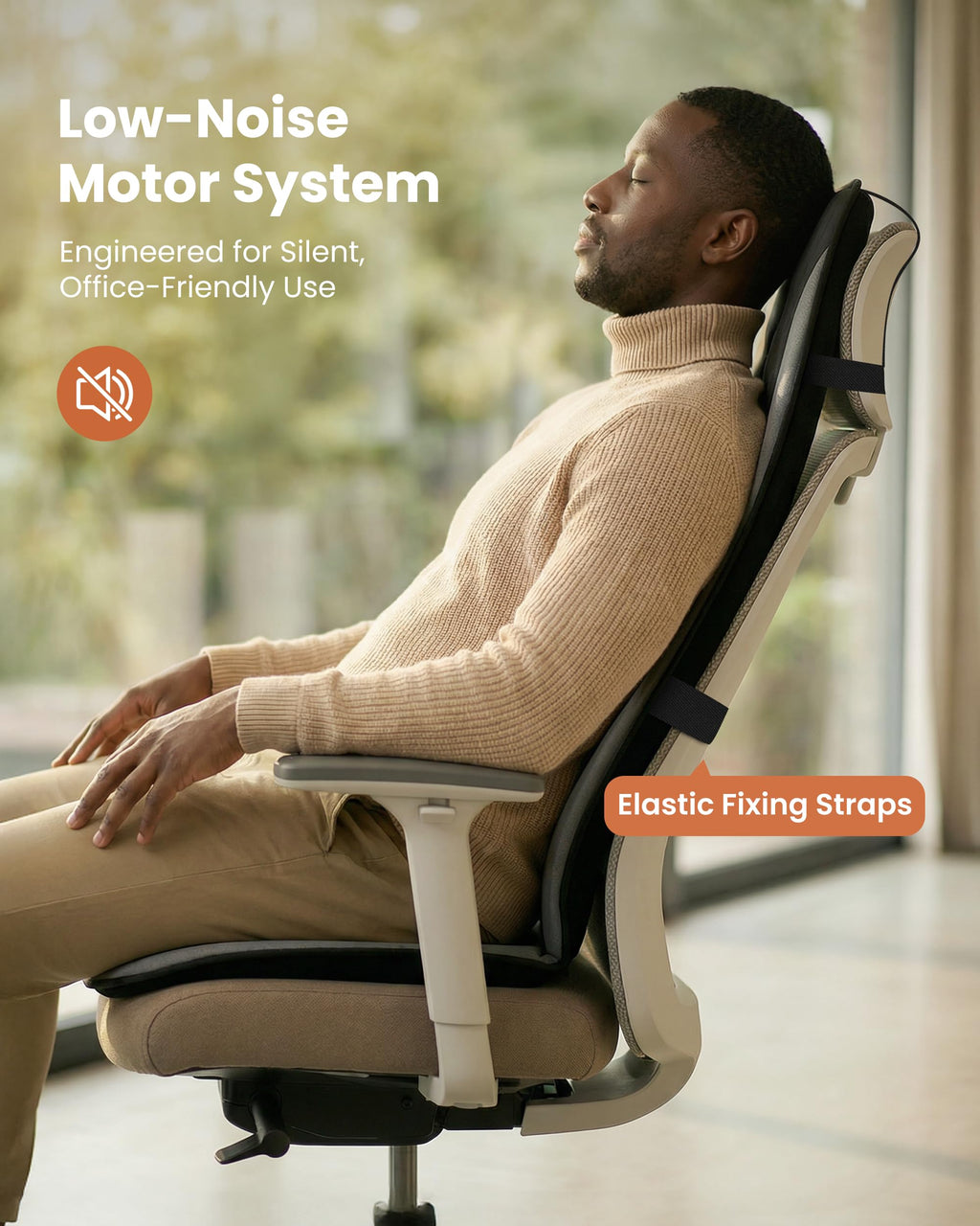 CILI Massage Chair Pad,Back Massager with Heat,Massage Seat Cushion with 10 Vibration Motors,30-60-90 Minutes Heating Options,Chair Massager for Office Chair, Home Office Use, Relaxation Father Gift
