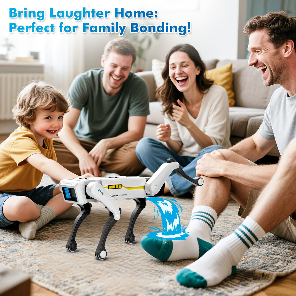 Smart Robot Dog - Interactive STEM Pet with Voice Control, 30+ Actions & APP Programming, Durable Design for Kids Age 6+ (Compatible with iOS/Android)