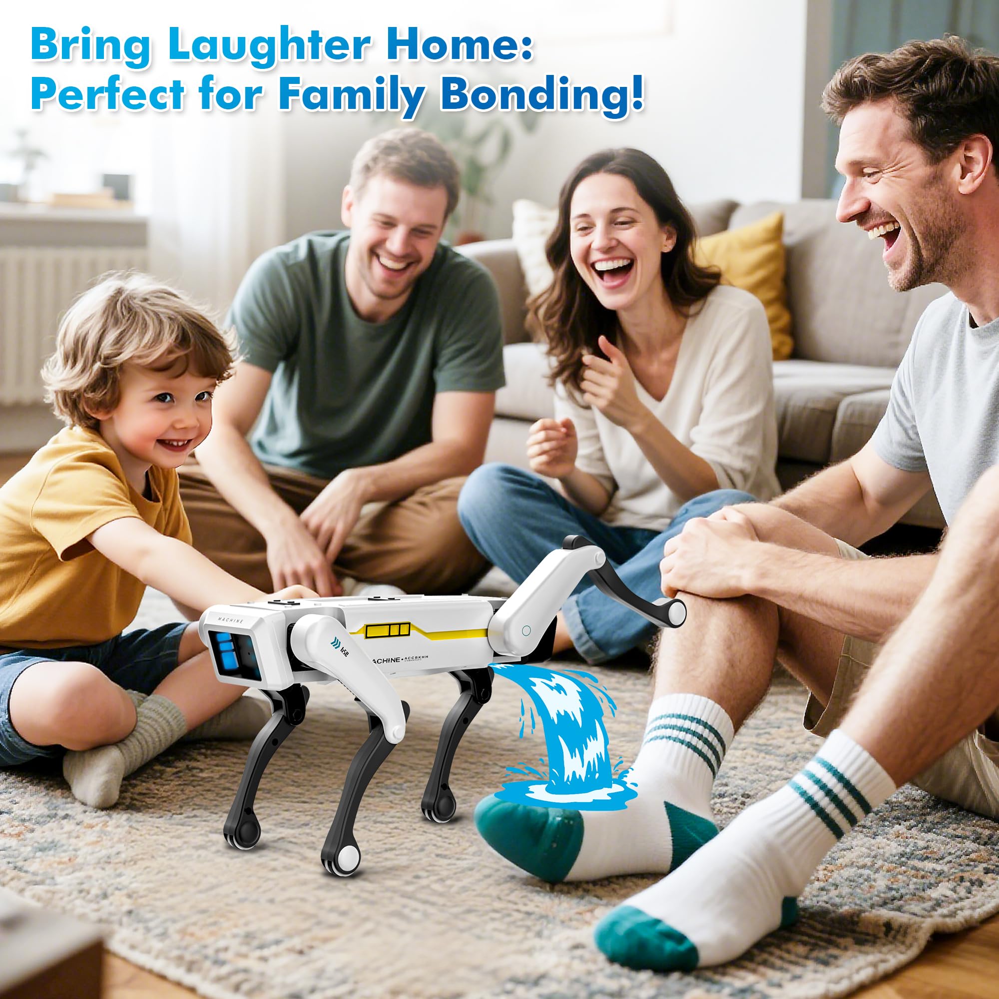 Smart Robot Dog - Interactive STEM Pet with Voice Control, 30+ Actions & APP Programming, Durable Design for Kids Age 6+ (Compatible with iOS/Android)