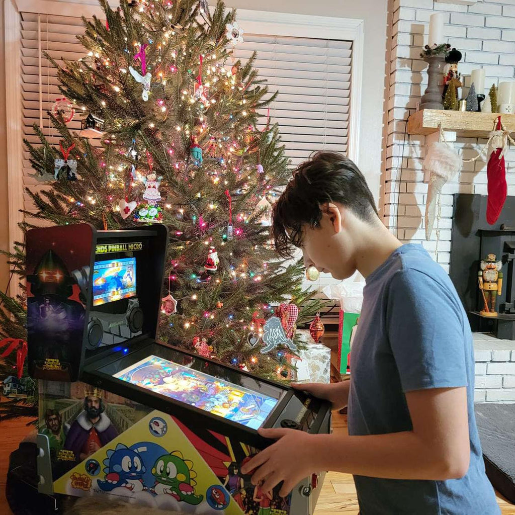 Legends Pinball Micro, Arcade Machine Console, Classic Retro Video Games, 50 Built in Licensed Pinball Games, Space Invaders, Bubble Bobble,Time Machine, WiFi, HDMI, Bluetooth