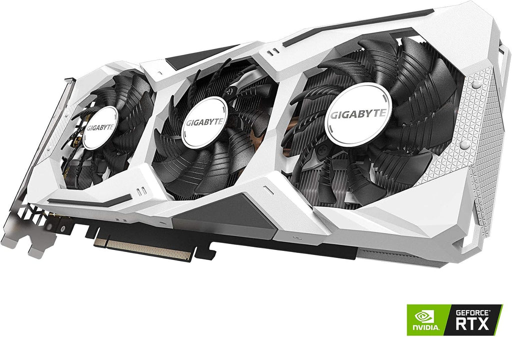 GeForce RTX 2060 Super Gaming OC White 8G Graphics Card with 3 WINDFORCE Fans, 8GB 256-bit GDDR6 RAM, GV-N206SGAMINGOC WHITE-8GD REV2.0 Graphics Card