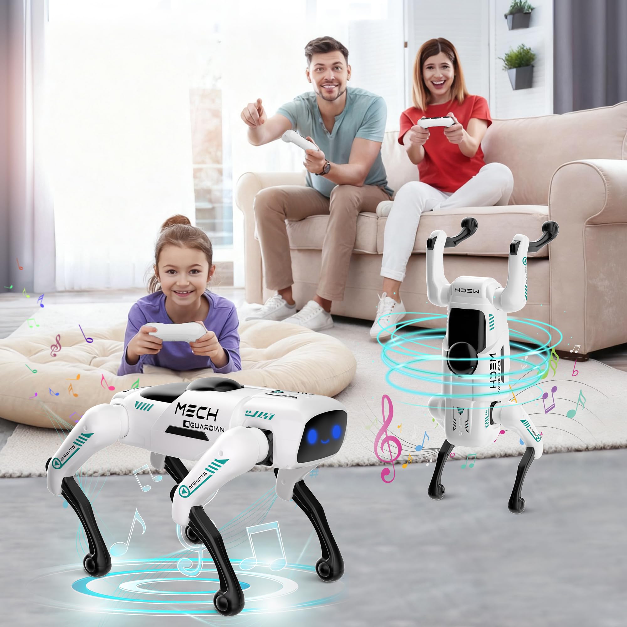 Smart Robot Dog - Interactive STEM Pet with Voice Control, 30+ Actions & APP Programming, Durable Design for Kids Age 6+ (Compatible with iOS/Android)