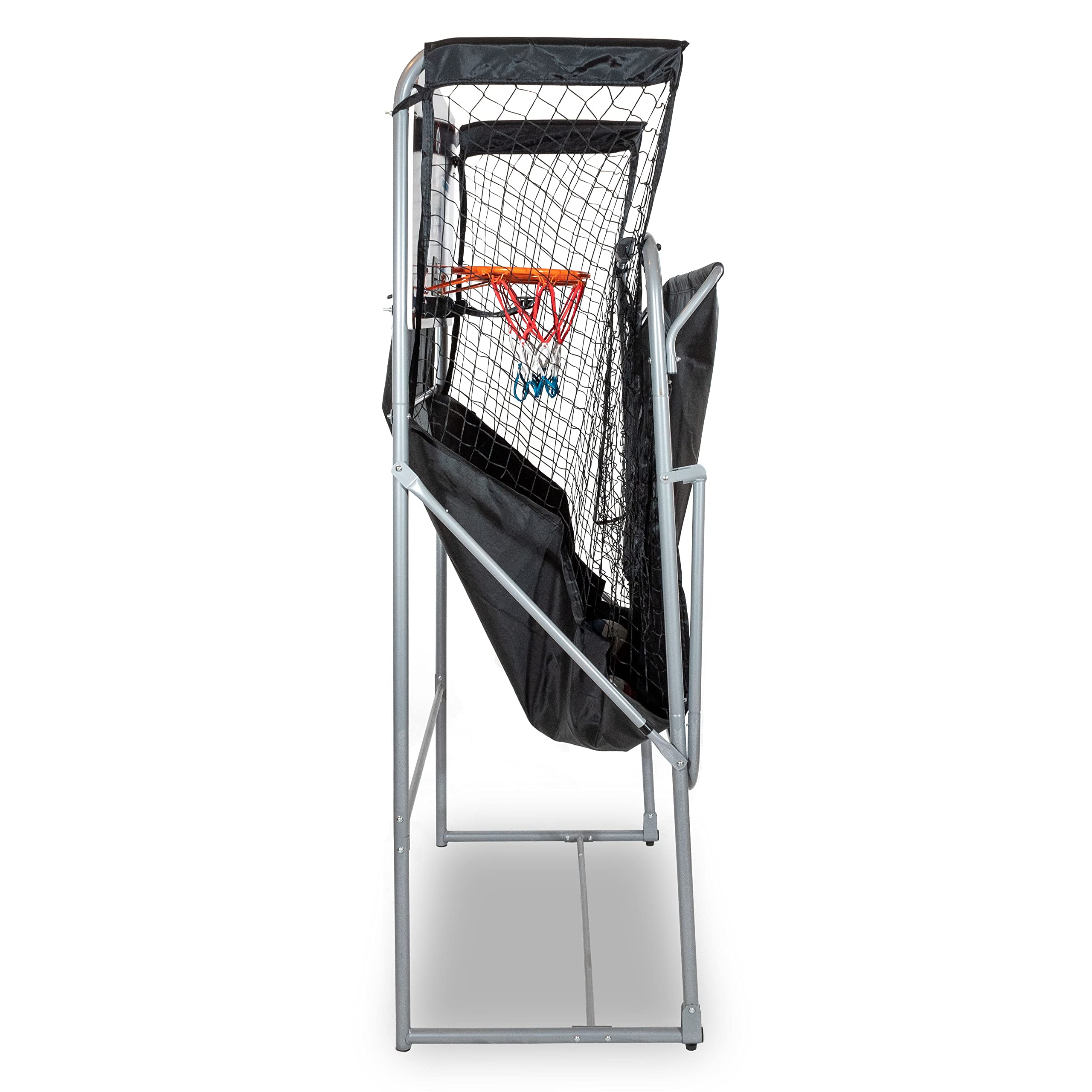 Pop-A-Shot - Dual Shot Sport | Arcade Basketball Game for Home | Paddle Scoring Hoop, 10 Game Modes, 4 Balls | Foldable for Easy Storage | Fun for All Players