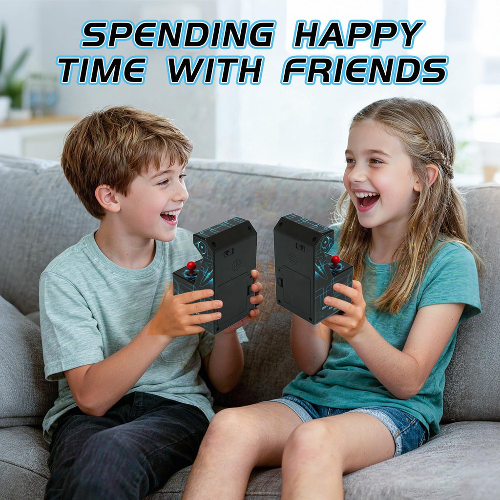 Retro Handheld Game Console for Kids, Mini Arcade Machine with 240 Built-in Games, Portable Travel Toy, Ready to Play, 2.5" Screen, Easy Joystick, Gift for Boys Girls Ages 3-8 (Batteries Included)