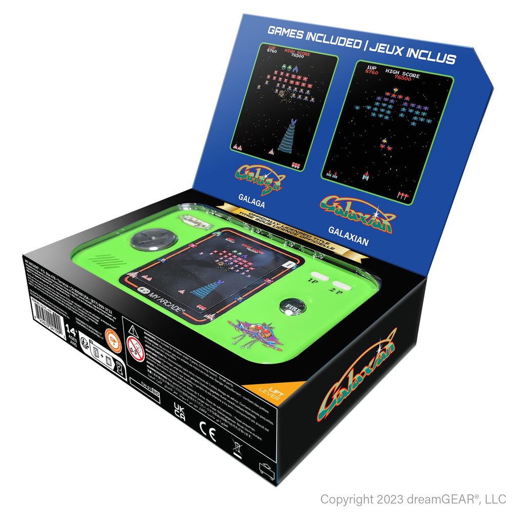 My Arcade Pac-Man Pocket Player Pro: 2.75" Color Display, Retro Gaming Consoles, Arcade Classics, Family Game Night, Retro Mini