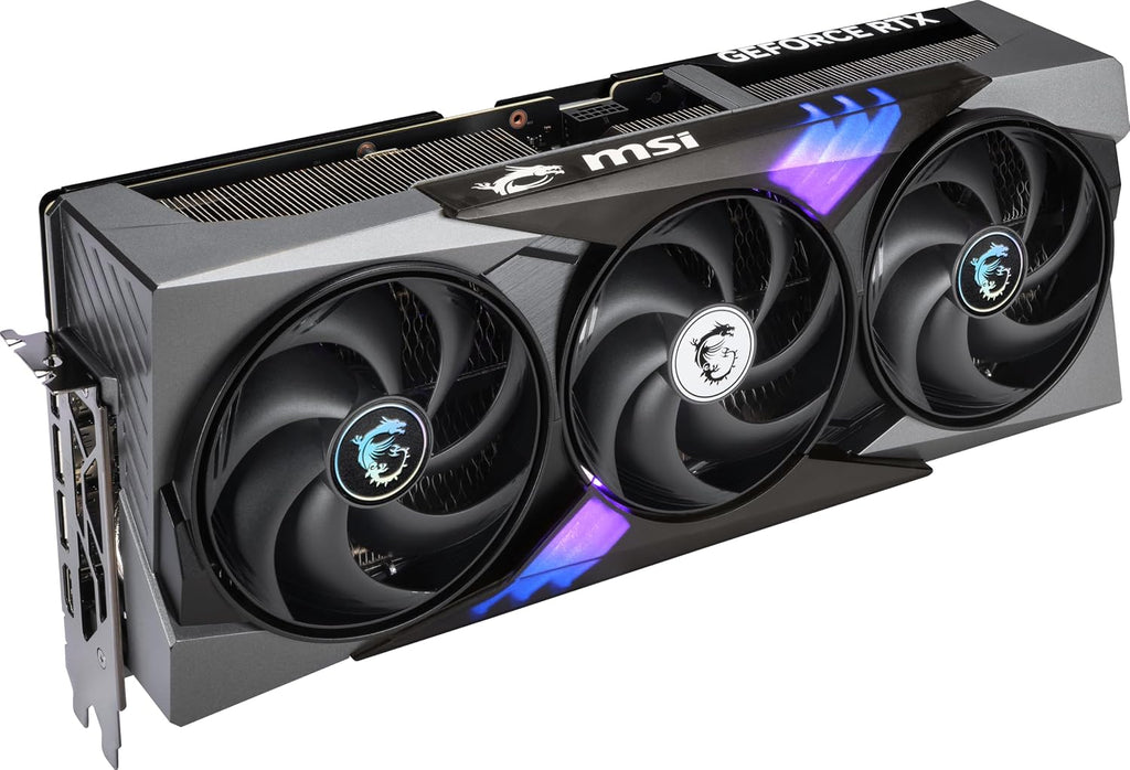 MSI GeForce RTX 5090 32G GAMING TRIO OC Graphics Card - RTX 5090 GPU, 32GB GDDR7 (28Gbps/512-bit), PCIe 5.0 - TRI FROZR 4 (3 x STORMFORCE Fan), Gaming & Silent mode - HDMI 2.1b, DisplayPort 2.1b