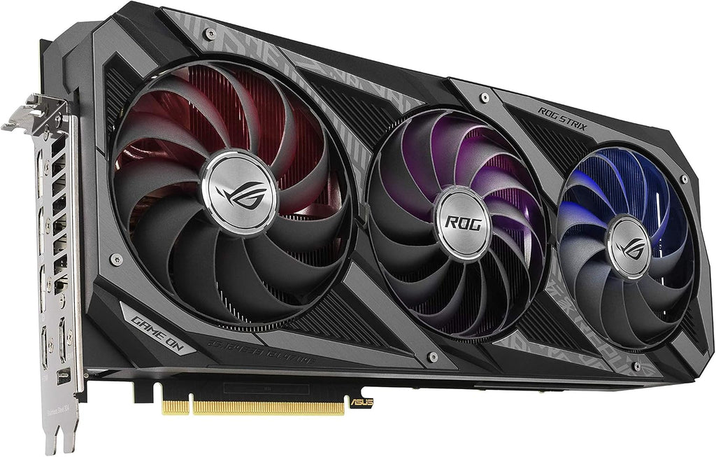 ASUS ROG Strix NVIDIA GeForce RTX 3090 Gaming Graphics Card- PCIe 4.0, 24GB GDDR6X, HDMI 2.1, DisplayPort 1.4a, Axial-tech Fan Design, 2.9-Slot