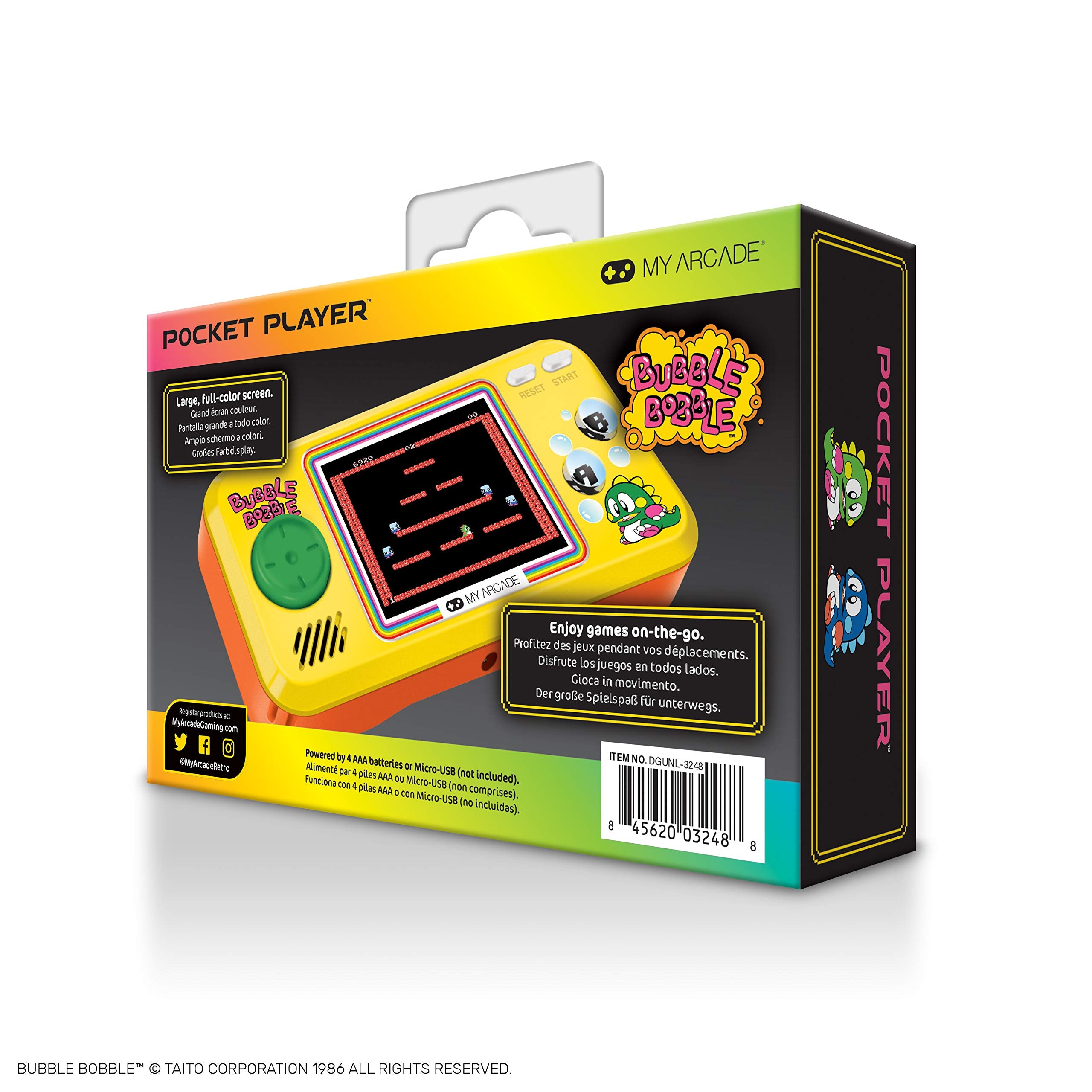 My Arcade Tetris Gamer V: Tetris Game preloaded with 200 Bonus Games, Arcade Classics, 2.5 Inch Screen