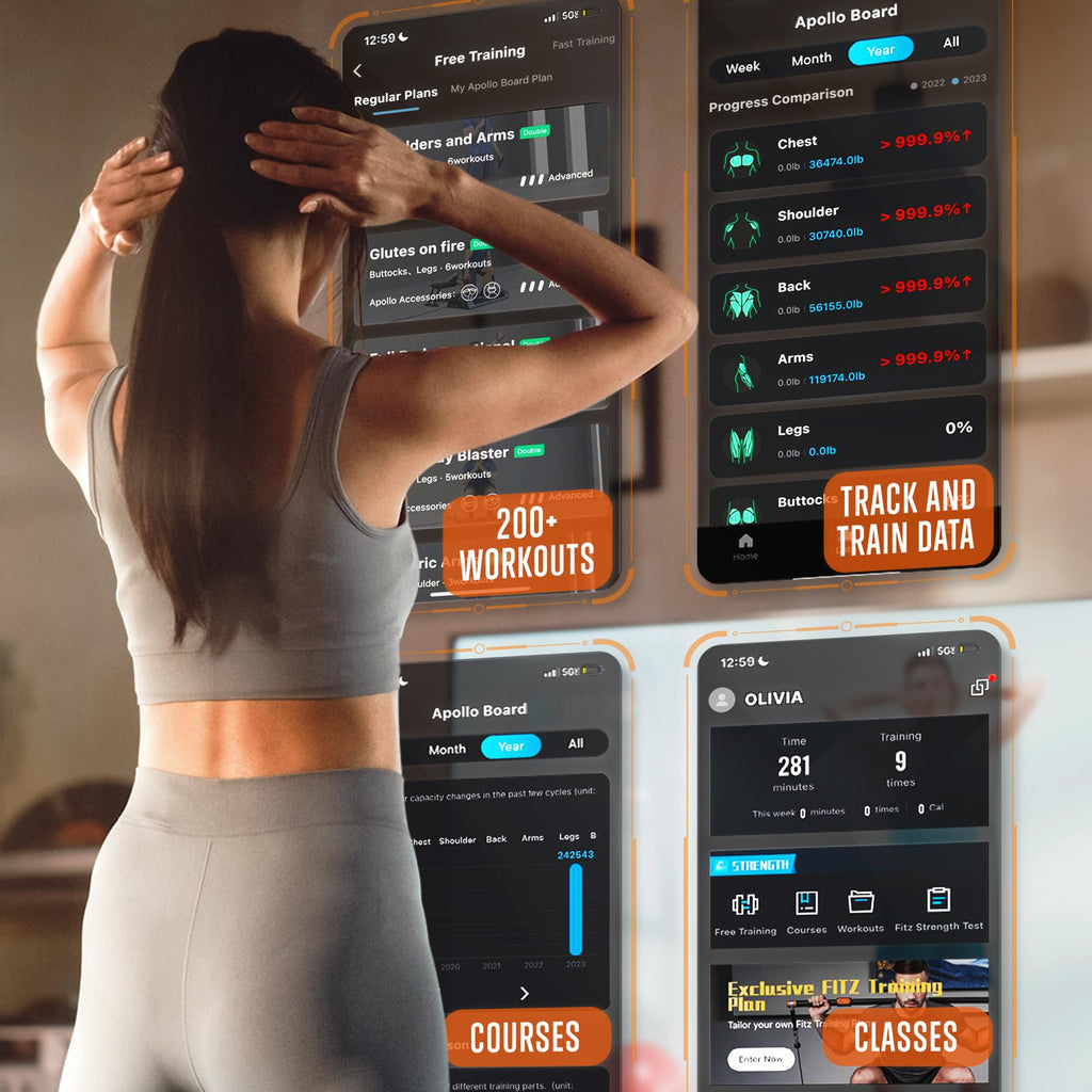 SQUATZ Pluto Board Smart Home Gym Version I 100 LBS Resistance, Multifunctional All in One Gym, Single Cable Weight Machine with Multiple Training Modes, Home Gym Equipment for a Full Body Workout