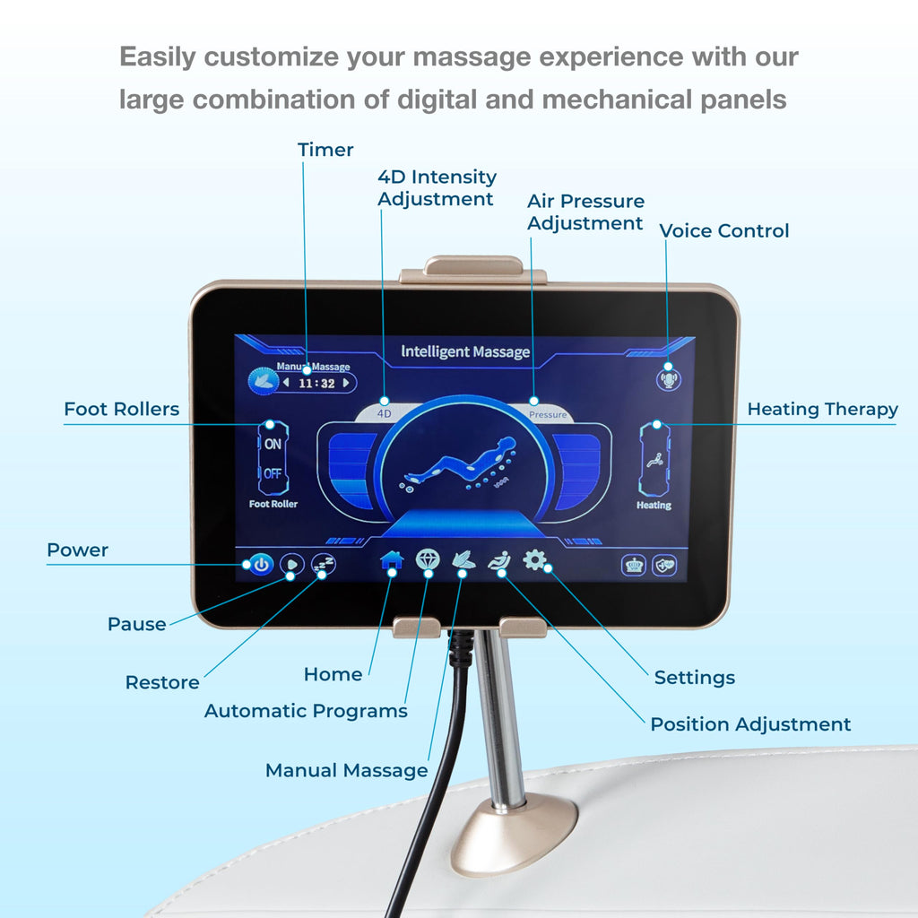 AmaMedic Osaki Haven 4D. Massage Chair Full Body, AI Health Detection, Intelligent Voice Control, Body Scan Technology, SL Track, Zero Gravity Reclining, Professional Massage Chair (Taupe)