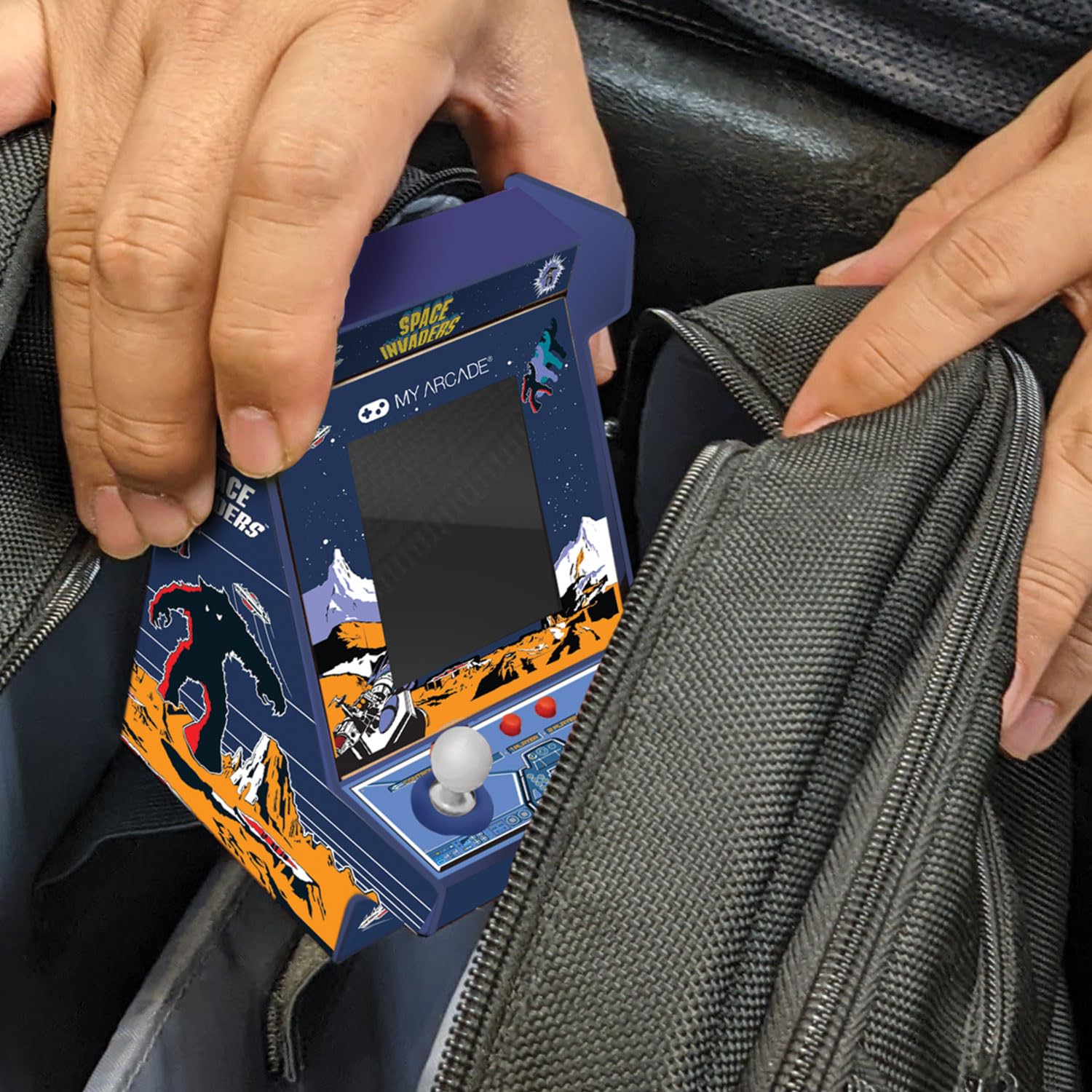 My Arcade Galaga Nano Player - 2 Games in 1, Retro Arcade Classics, 4.8" Mini Arcade Machine