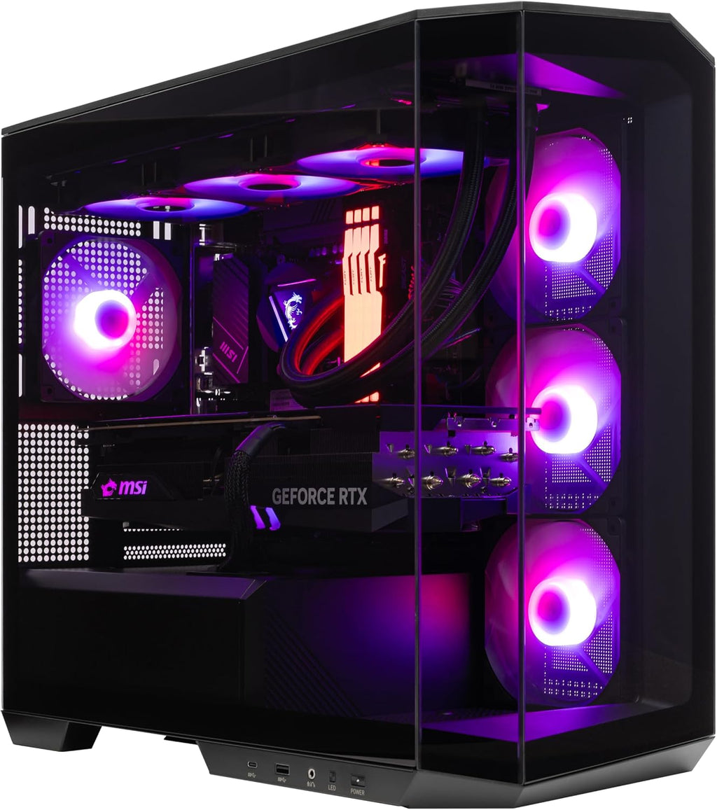APC MAG PANO M100R - Intel Core Ultra 9-285K 24 core 5.7GHz - GeForce RTX 5080-4TB NVMe SSD - 64GB DDR5-1000W - Windows 11 Liquid Cooled Gaming Desktop PC WiFi RGB