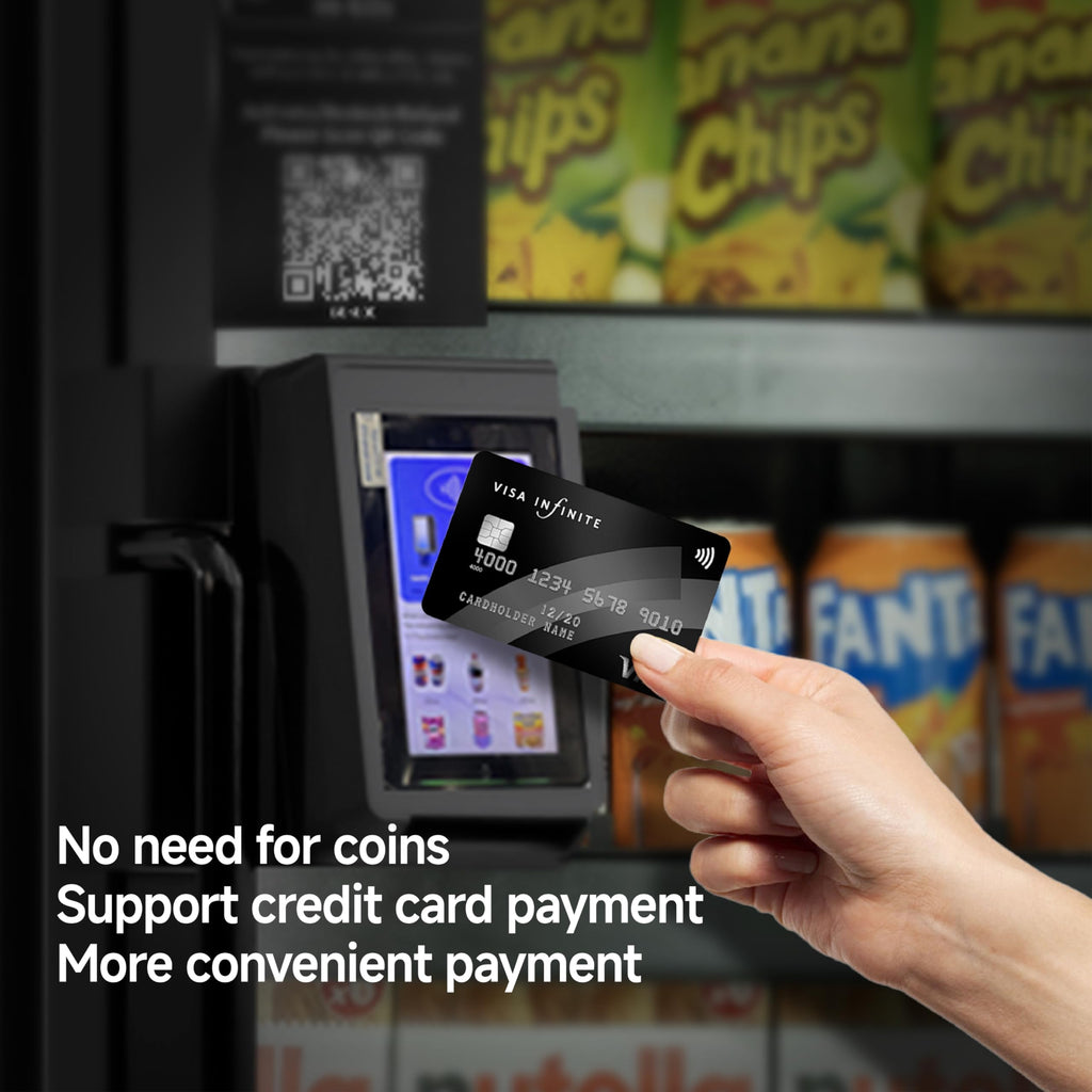 Vending Machine Combo,Smart Refrigerated Vending Machine with Touch Card Reader US542(Black, Pro)
