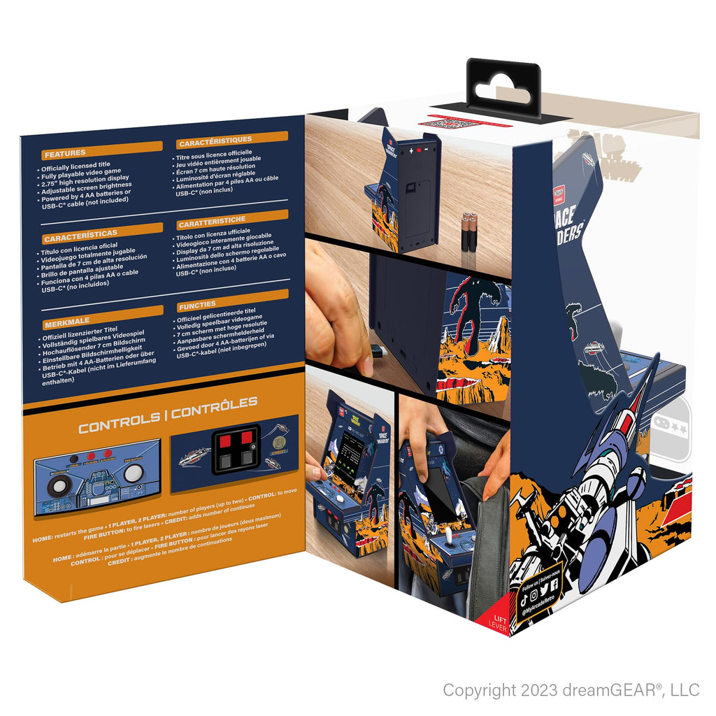 My Arcade Pac-Man Micro Player Pro: 6.75" Handheld Retro Games, Arcade Classics