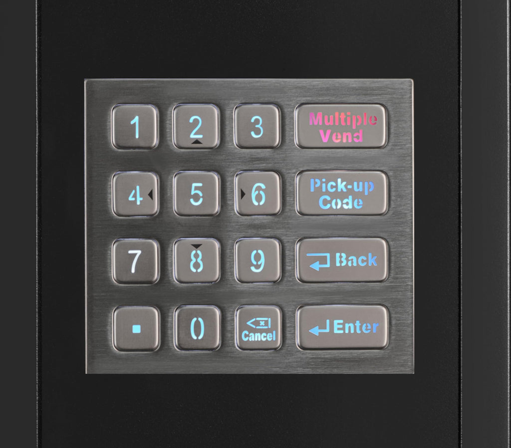 KoolMore Refrigerated Snack Vending Machine with 36 Slots Featuring a Credit Card Reader and Coin/Bill Acceptor in Black (KM-VMR-30-BCR)