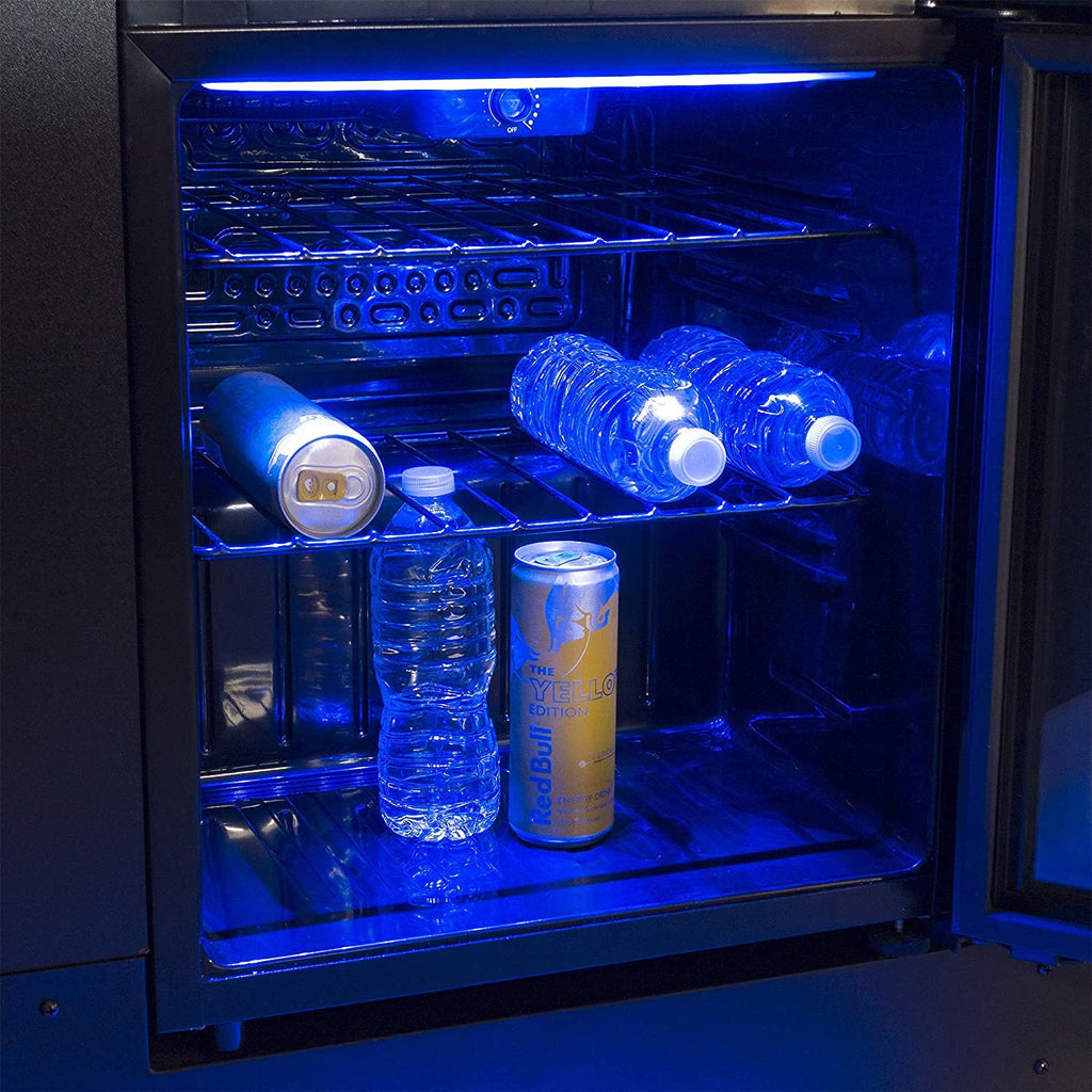 Creative Arcades Full Size Stand-Up Commercial Grade Arcade Machine | 2 Player | 412 Games | 22" LCD Screen | 2 Sanwa Joysticks | Trackball | Built-in Fridge | 2 Stools Included | 3 Year Warranty