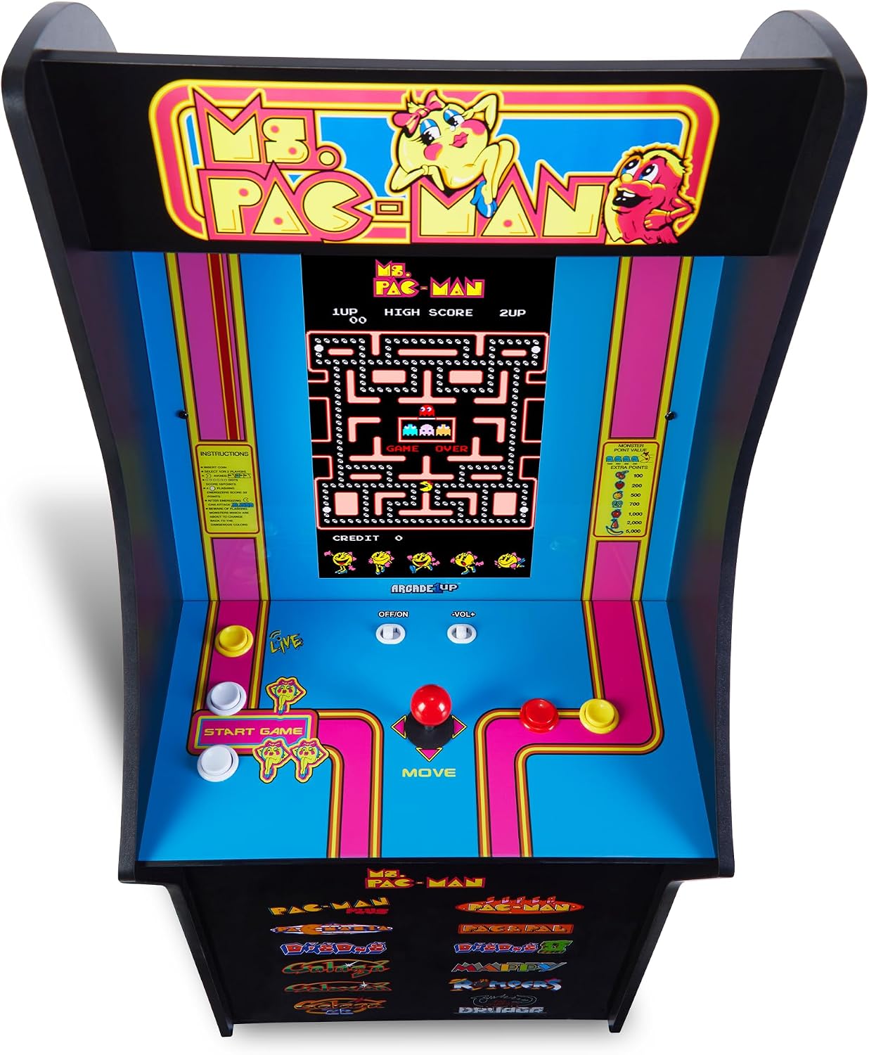 Arcade1Up Ms. Pac-Man Classic SE Arcade Machine
