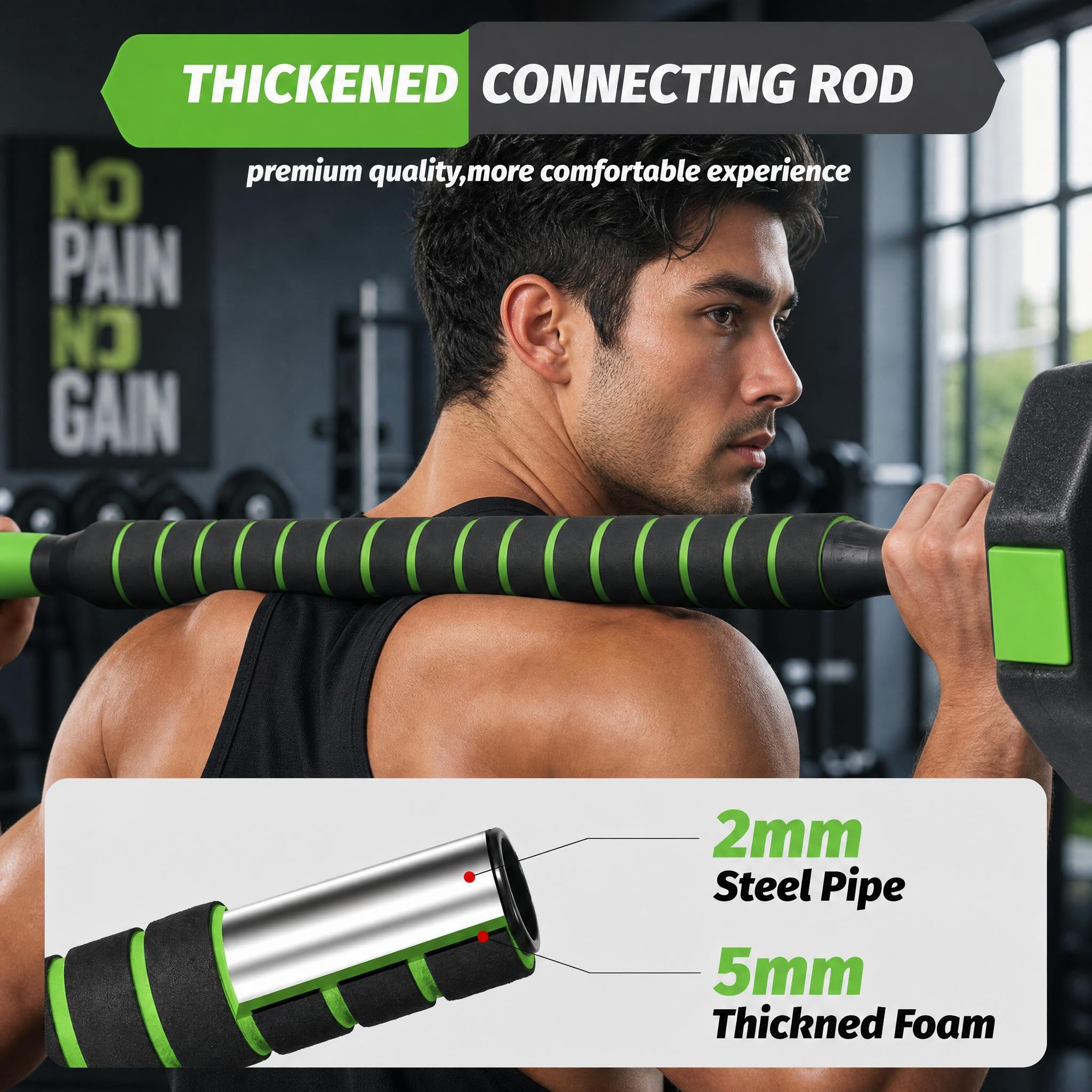 Adjustable Weight Set 66/88 Lbs, 4-in-1 Dumbbell Set and Barbell Weight Set for Home Gym, Converts to Kettlebell & Push-Up Stand, Free Weights Dumbbells Set for Men & Women Full Body Workout