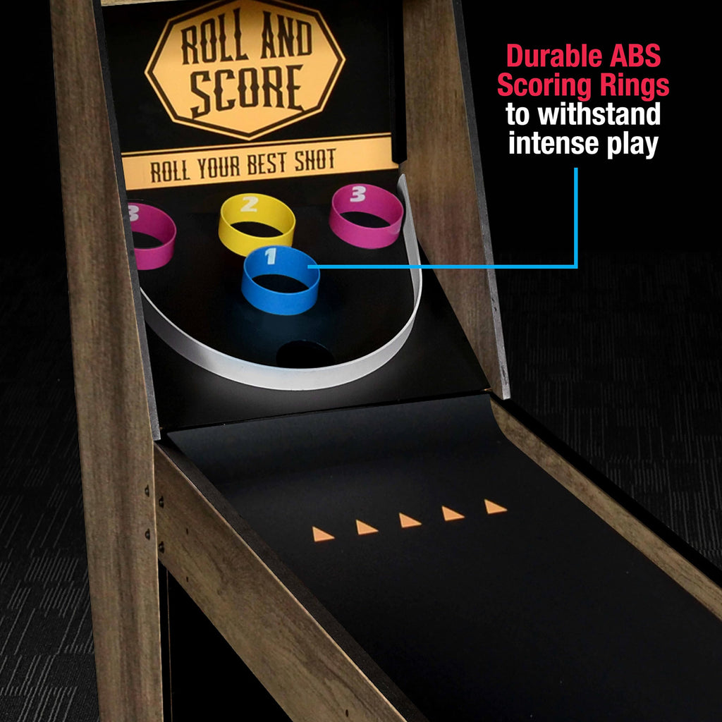 MD Sports Roll & Score Arcade Game, 87" Durable Electronic Scoring with Sound Effects and Game Balls, Perfect for Family Game Rooms