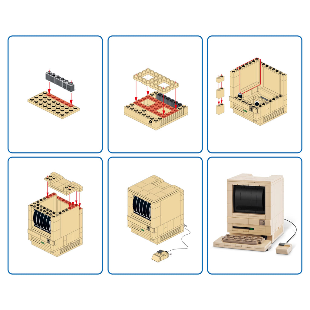 MAX Premium Retro Building Bricks (Arcade Machine) Novelty Unboxing Toy Collectible Mini's by ZURU