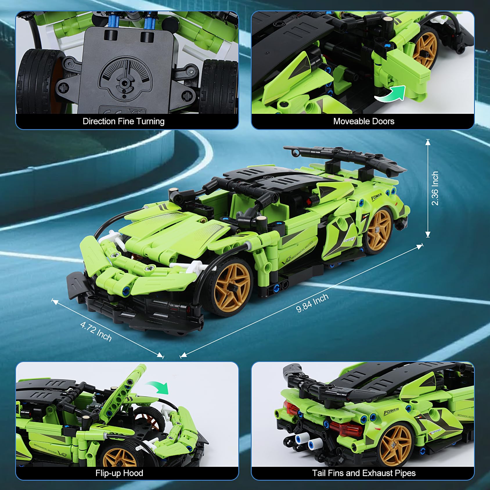 IQKidz APP/Remote Control STEM Building Kits for Kids Ages 8-12 - 3 in 1 RC Robot Car Toys, 440 Pcs Educational Science Projects, Gift Ideas for Boys Girls
