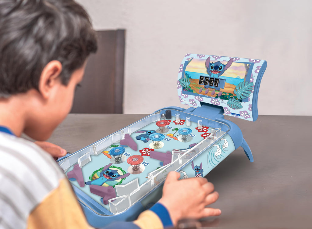 LEXiBOOK Marvel Spider-Man, Table Electronic Pinball, Action and Reflex Game for Children and familiy, LCD Screen, Light and Sound Effects, Blue/red, JG610SP