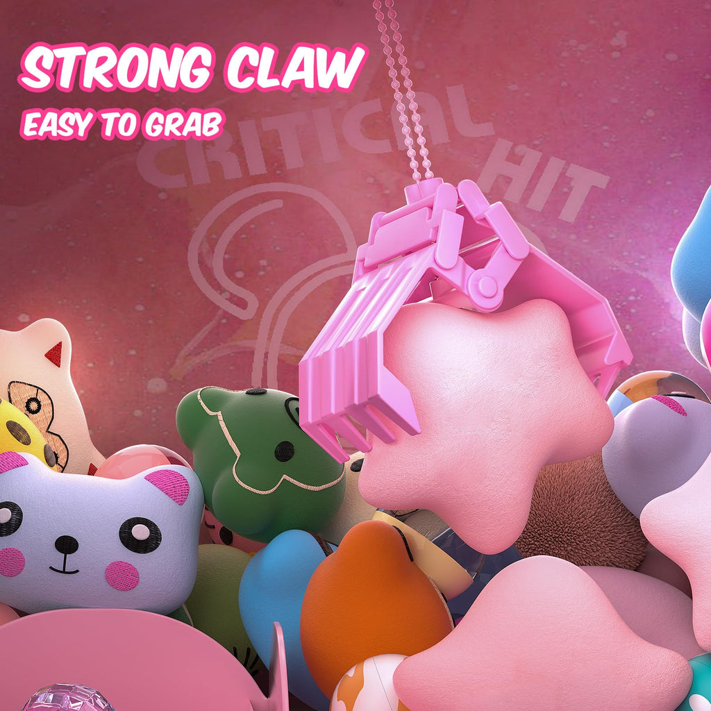 Skirfy 15” Claws Machines for Kids Adults with Sound Light, Vending Machine Candy Grabber Prize Dispenser Toys, Unicorns Claws Machines Electric Control,Birthday Girl Toys Gift