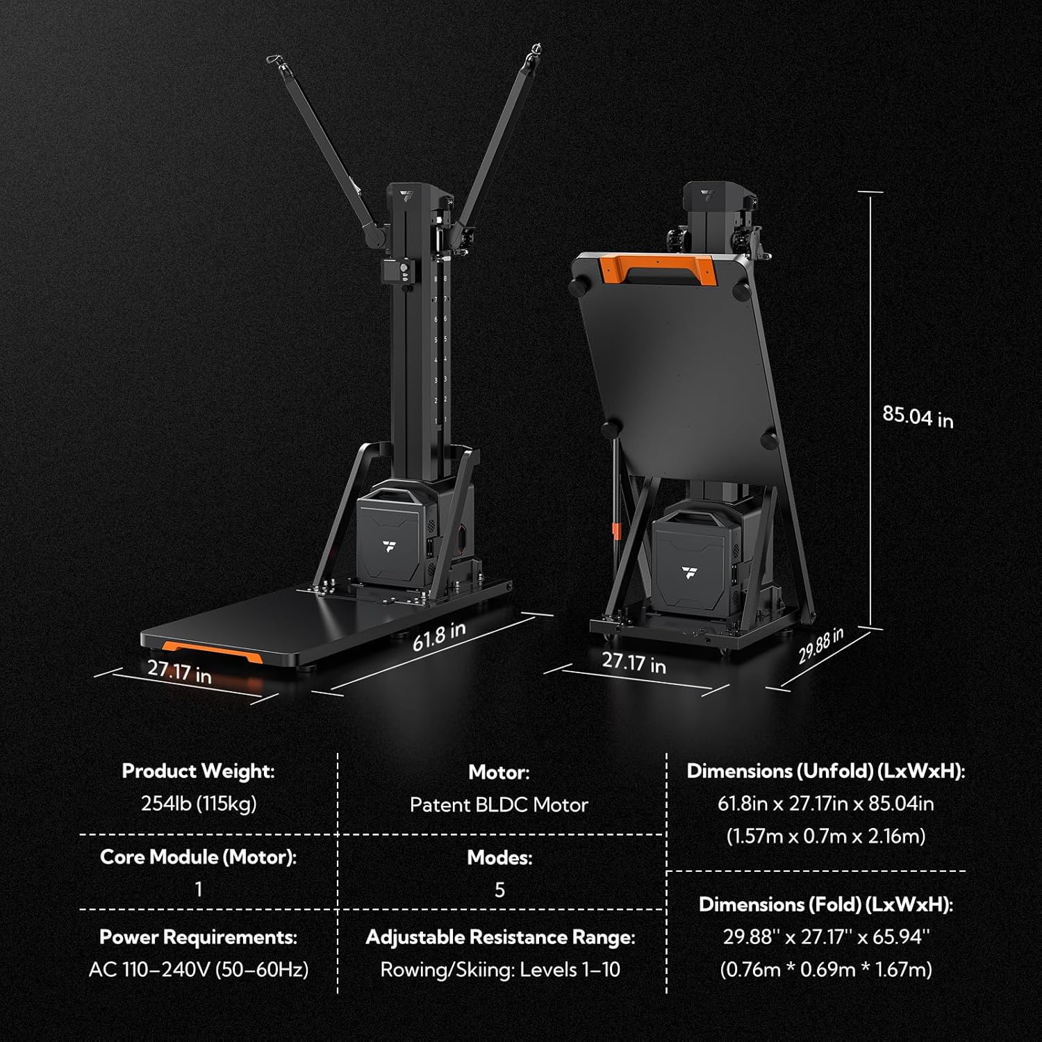 Titan Smart Home Gym, All-in-One Strength Training and Ski Machine, Digital Weight System for Full Body Workout, Functional Gym Machine, Squat Rack & Ski Machine