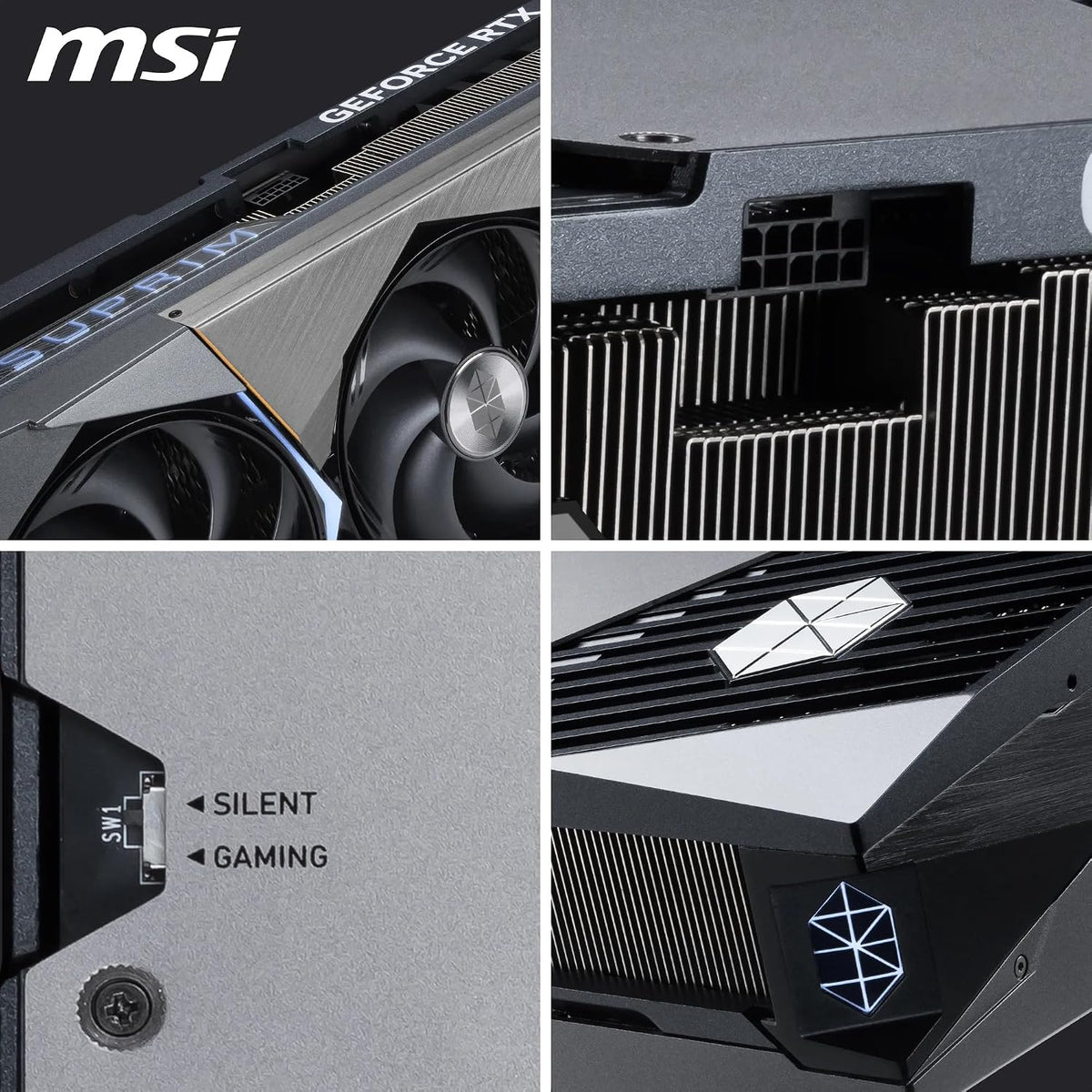 MSI Suprim Geforce Rtx5080 16G Soc Nvidia Geforce RTX 5080, W129163283 (Soc Nvidia Geforce RTX 5080 16 Gb Gddr7)