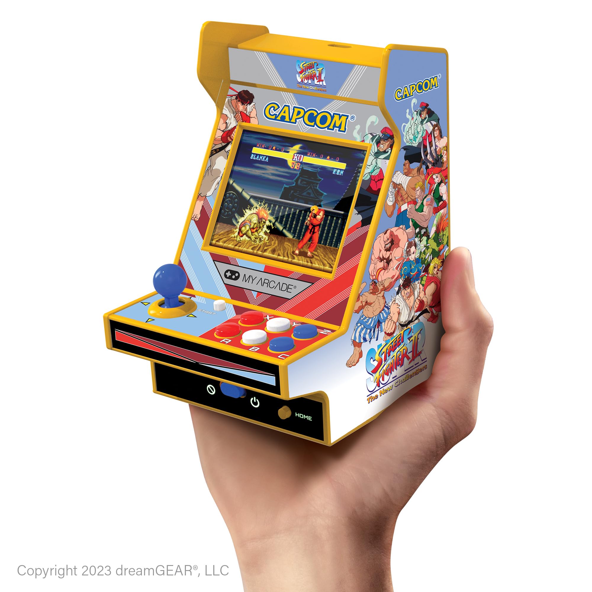My Arcade Galaga Nano Player - 2 Games in 1, Retro Arcade Classics, 4.8" Mini Arcade Machine