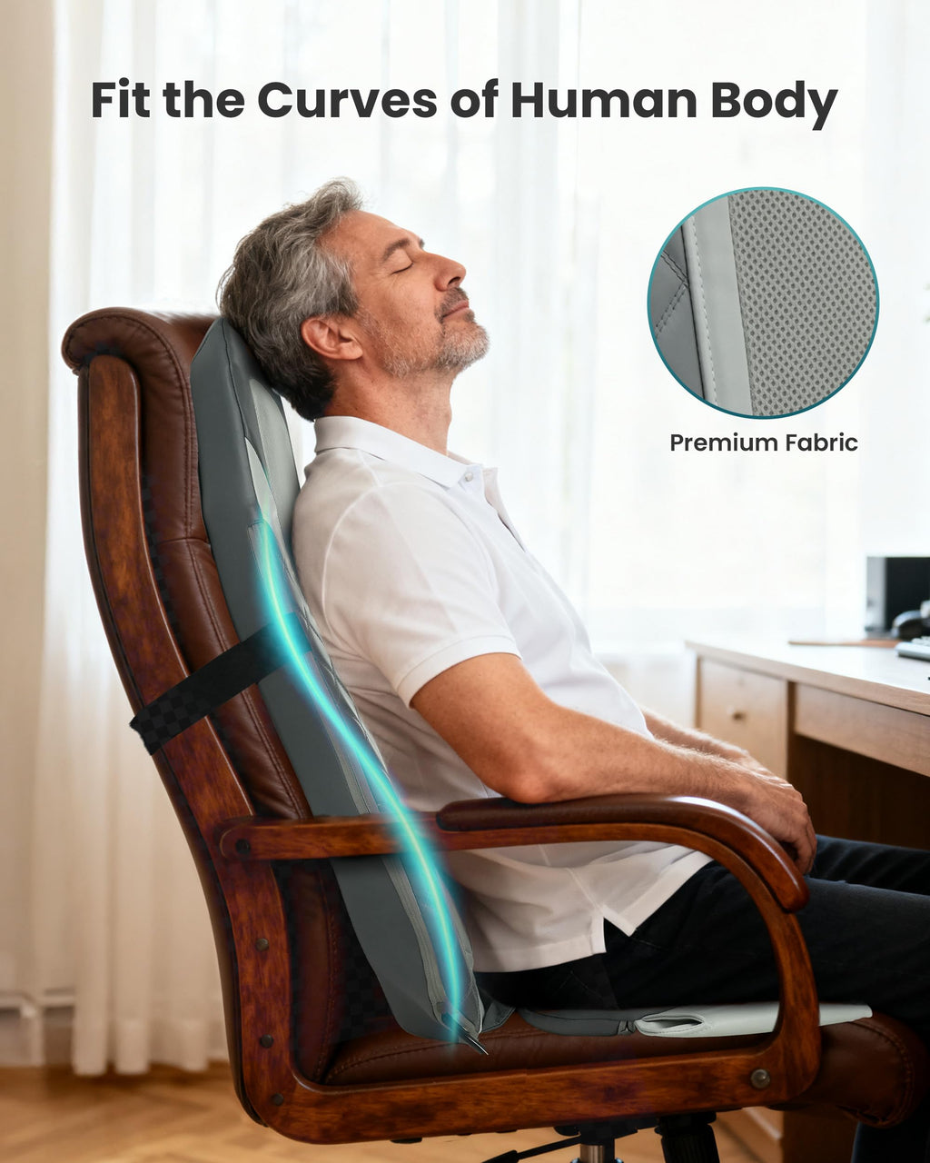 Snailax Back Massager for Full Back Pain Relief Deep Tissue, Long Track Dual 3D Shiatsu Rollers 3 Height Settings Foldable Massage Chair Pad with Heat, Vibration Heated Seat Cushion, Gifts for Mom Dad