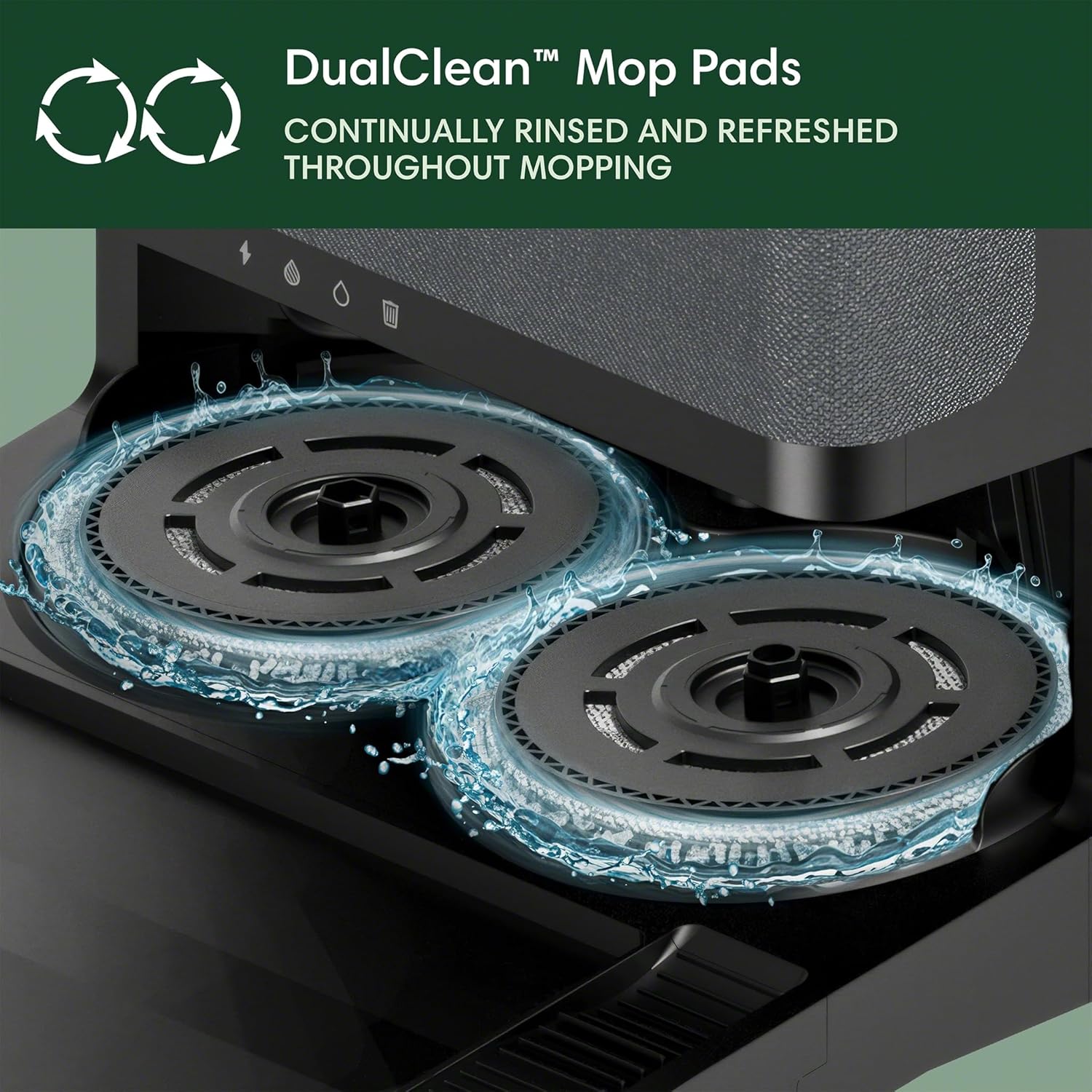iRobot Roomba Plus 505X Combo Robot Vacuum & Mop + AutoWash Dock, Auto‑Empties up to 75 Days, Extending Spinning Mop Pads, Pad Wash & Heated Drying, Avoids Obstacles, LiDAR, Ideal for Homes with Pets