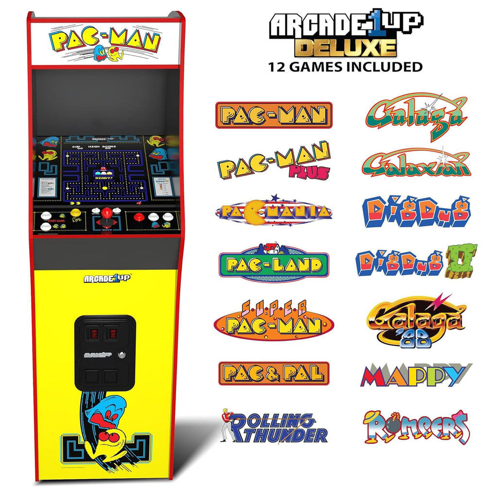 ARCADE1UP Golden Tee 3D Deluxe Arcade Machine, Built for Your Home, Over 5-Foot-Tall Cabinet with 8 Classic Games